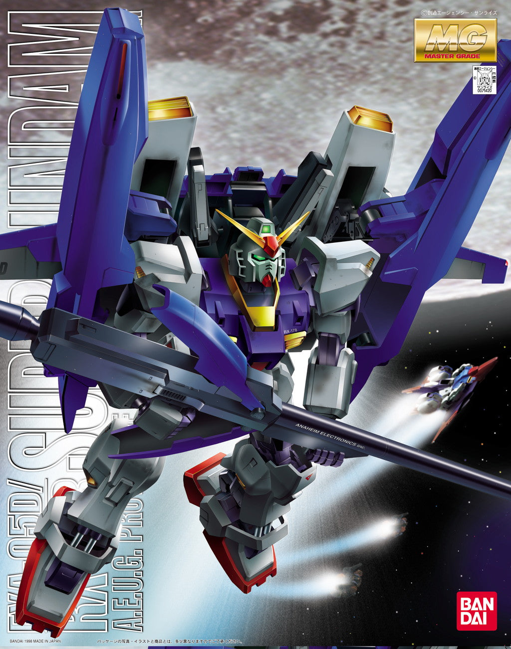 BANDAI - Gunpla - MG FXA-05D/RX-178 Super Gundam 1/100