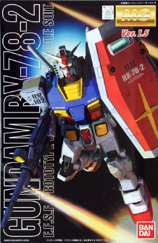 BANDAI - Gunpla - MG Gundam RX-78-2 Ver 1.5 1/100