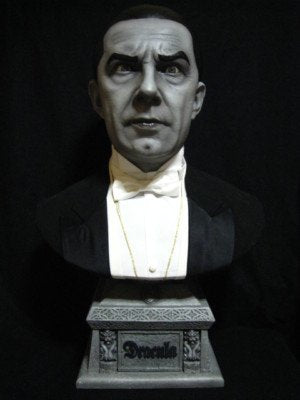 SIDESHOW - Universal Monsters Silver Screen - Dracula Bela Lugosi - Bust 1:1