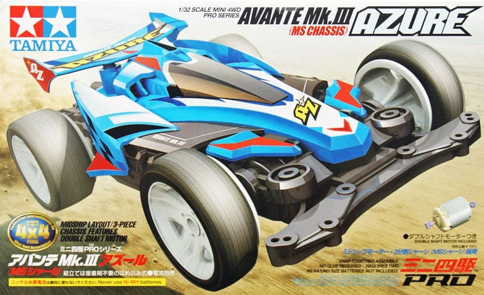 TAMIYA - Mini4WD Avante Mk.lll Azure  1/32