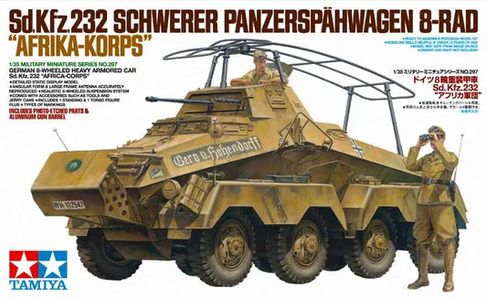 TAMIYA -German Sd.Kfz.232 Africa Corps - 8 Wheeled Heavy Armored Car  1/35