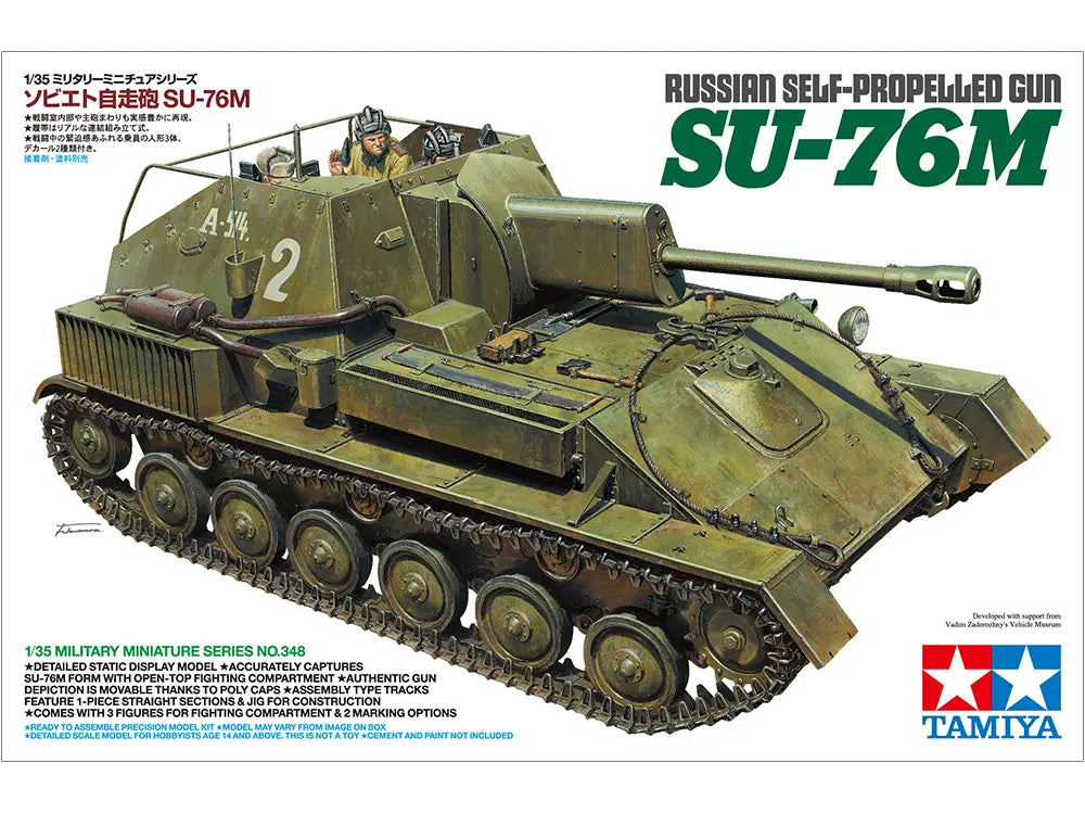 TAMIYA - Russian Self-Propelled Gun SU-76M  1/35