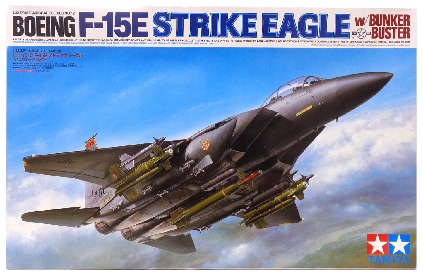 TAMIYA  - Boeing / McDonnell Douglas F-15E Strike Eagle w/ Bunker Buster  1/32