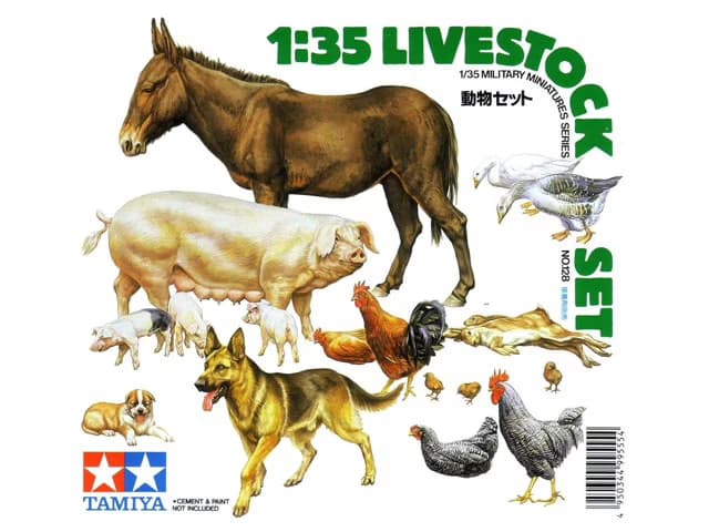 TAMIYA - Livestock Set 1/35