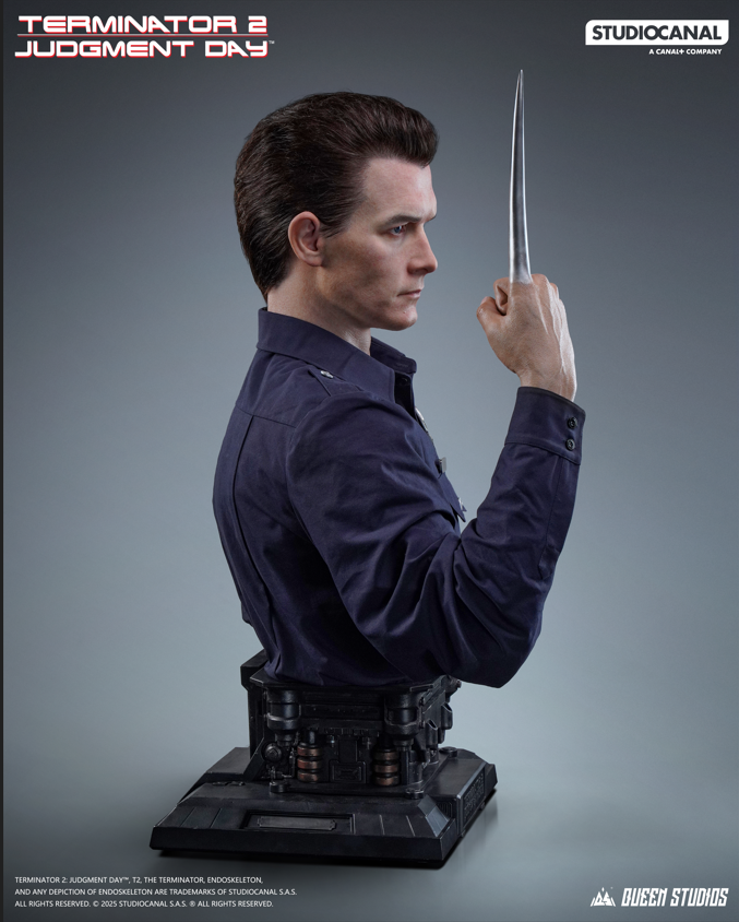 QUEEN STUDIOS - T-1000 Life-Size Bust - Terminator 2