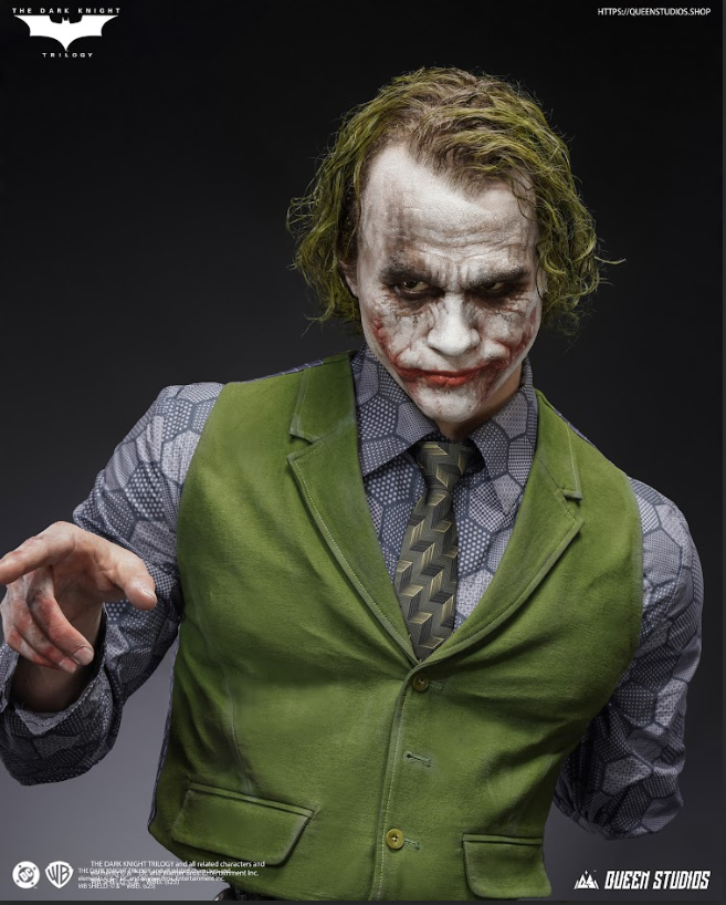 QUEEN STUDIOS - The Dark Knight: The Joker Life-Size Bust