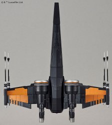 BANDAI - Poe's X-Wing Fighter  1/72