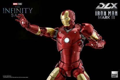 THREEZERO - Infinity Saga DLX Action Figure 1/12 Iron Man Mark 3 17 cm