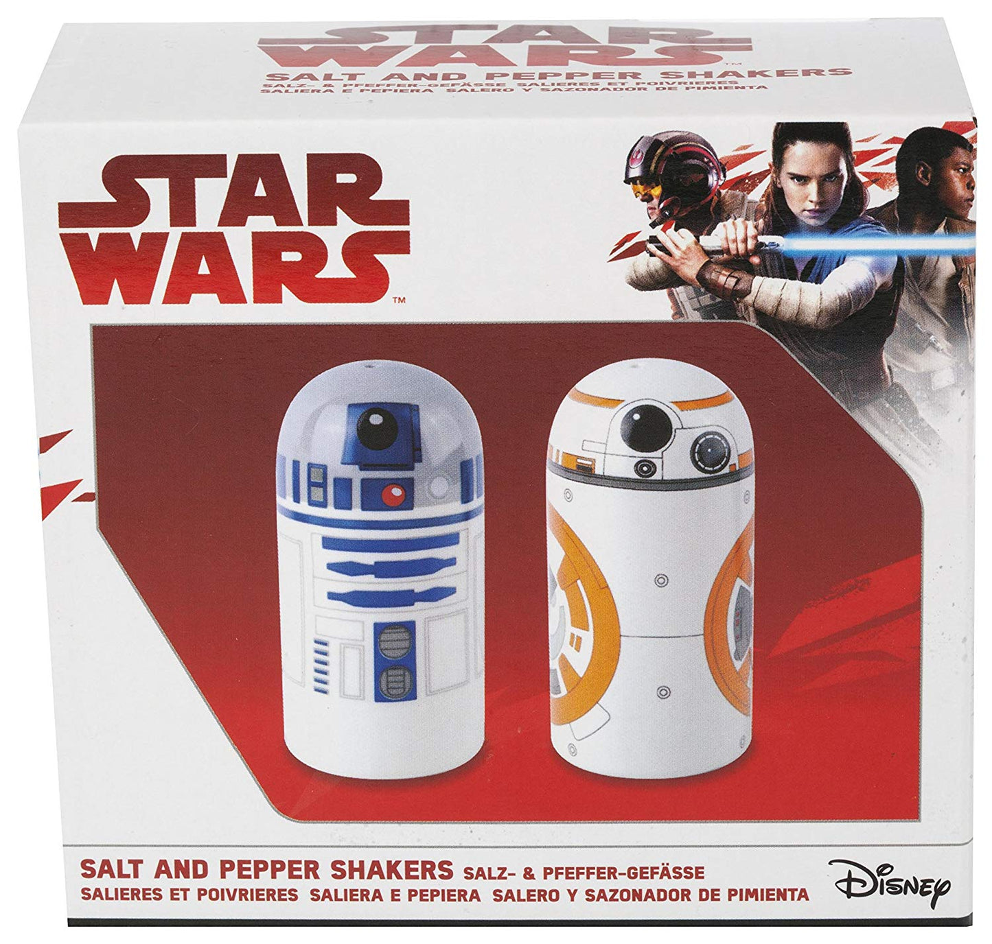 Star Wars Episode VII Salt & Pepper Shakes BB-8 & R2-D2