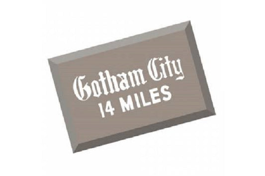 NOBLE COLLECTION - Dc Comics - Batman 1966 Gotham City Metal Sign San Diego