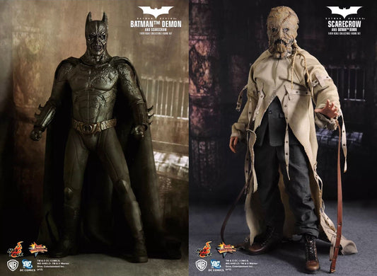 HOT TOYS - Dc Comics - Batman Begins - Batman Demon & Scarecrow 1:6 Action Doll EXCLUSIVE MMS140