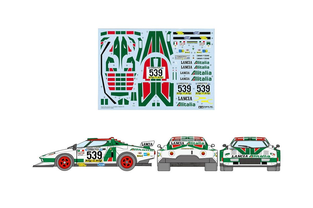 TAMIYA MODEL KIT - Lancia Stratos Turbo  1/24