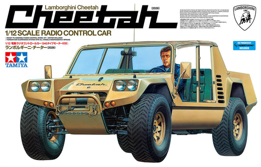 TAMIYA - LAMBORGHINI CHEETAH ’26 + ESC  1/12 RC