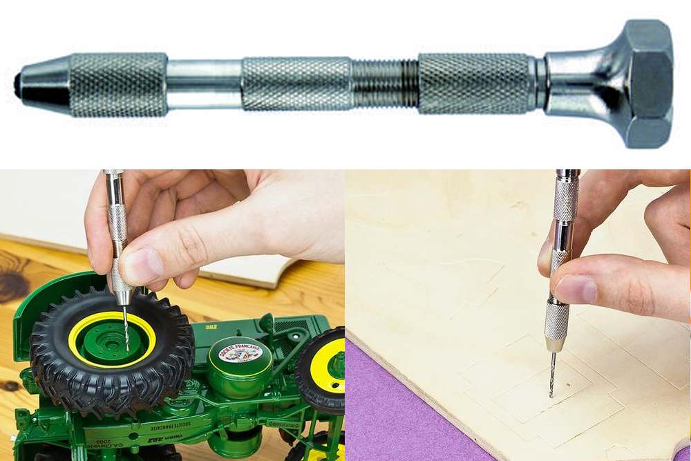 VALLEJO - Spin top Pin Vice Double Ended