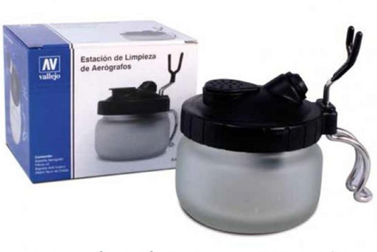 VALLEJO - Cleaning Station with Airbrush Holder