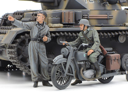 TAMIYA - German Pz.Kpfw.IV Ausf.G - Early Production & Motorcycle Set "Eastern Front"  1/35