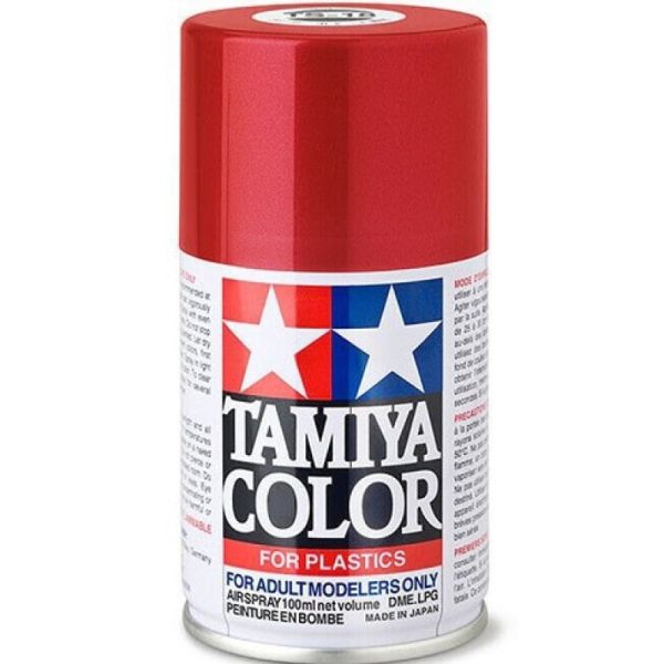 TAMIYA -   Metallic Red Spray Metallic TS-18