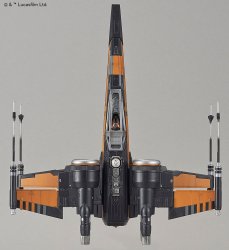 BANDAI - Poe's X-Wing Fighter  1/72