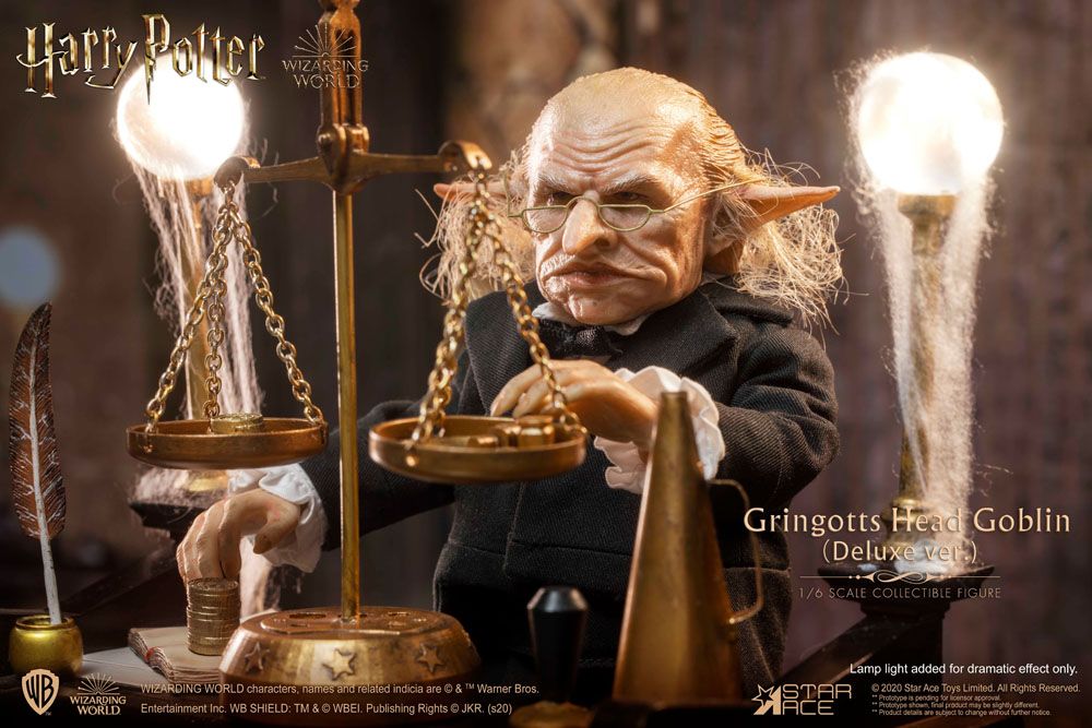 STAR ACE - Harry Potter My Favourite Movie Action Figure 1/6 Gringotts Head Goblin Deluxe Version