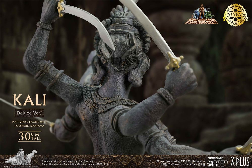 STAR ACE - The Golden Voyage of Sinbad Soft Vinyl Statue Ray Harryhausens Kali DeLuxe Ver 32 cm