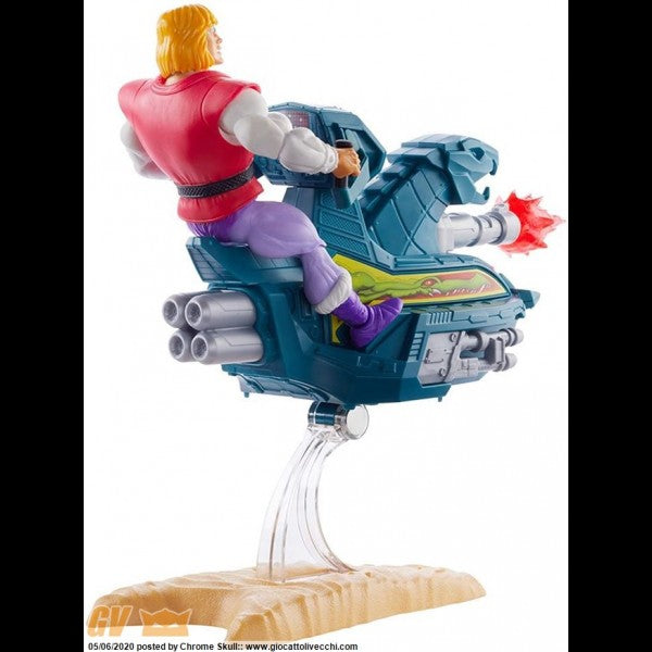 MATTEL - Masters of the Universe - Prince Adam + Sky Sled - Origins Action Figure