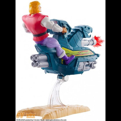 MATTEL - Masters of the Universe - Prince Adam + Sky Sled - Origins Action Figure