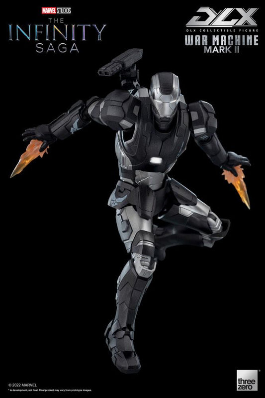 THREEZERO - Marvel - Infinity Saga DeLuxe Action Figure 1:12 War Machine Mark 2 17 cm