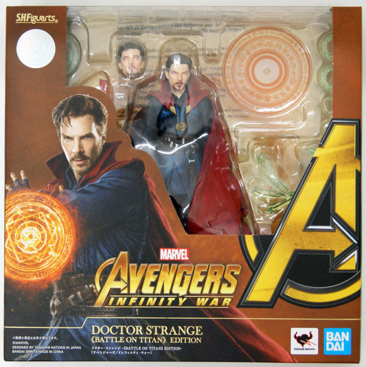BANDAI - Marvel - Avengers Infinity War - Doctor Strange Battle on Titan S.H. Figuarts Action Figure