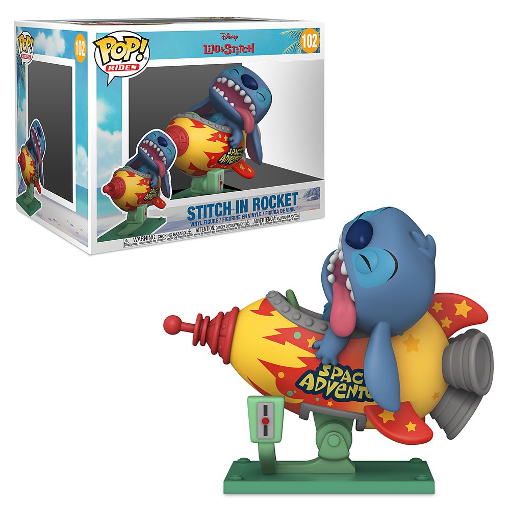 FUNKO - Disney Lilo & Stitch Rides Vinyl Figure Stitch in Rocket #102