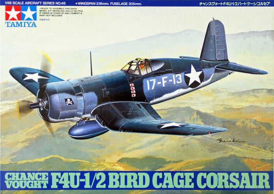 TAMIYA -  Chance Vought F4U-1/2 Bird Cage Corsair  1/48