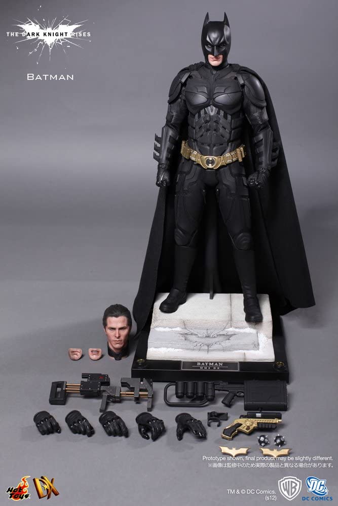 HOT TOYS - Dc Comics - Batman The Dark Knight Rises - Batman DX 12 - Movie Masterpiece 1:6 Action Doll