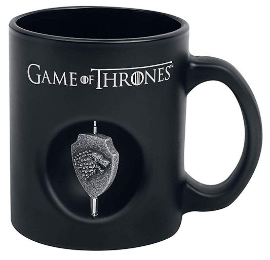 SD TOYS - Games of Thrones Stark Spin Log Black Crystal Mug