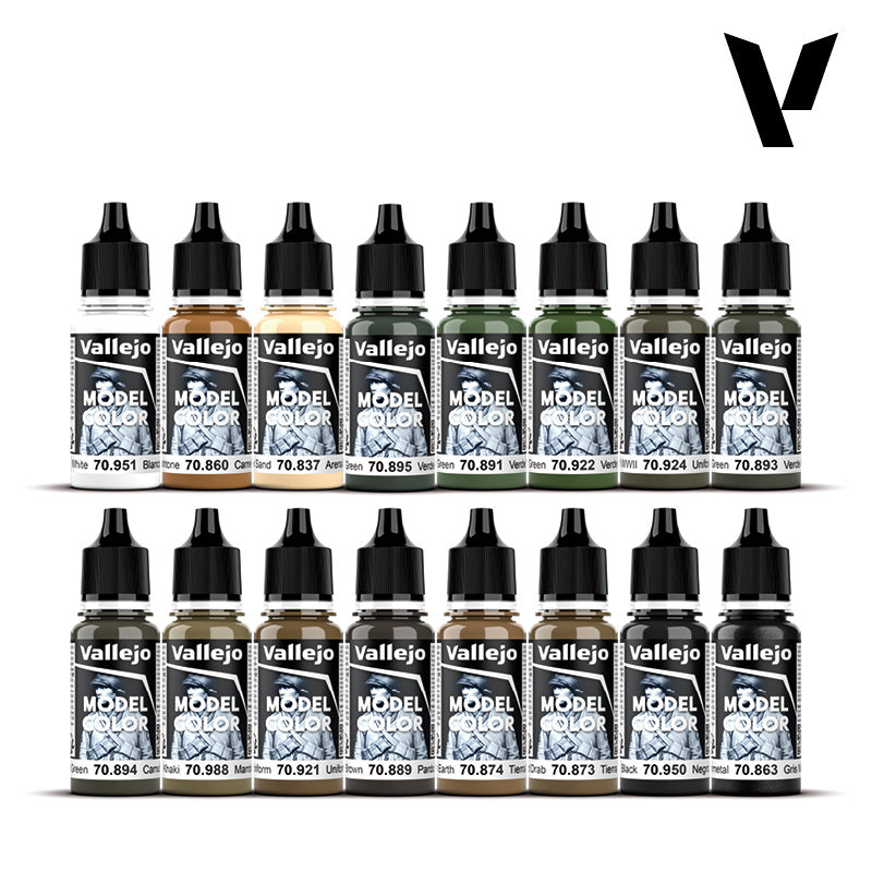 VALLEJO - Allied Forces WWII (16) Color Set 70109