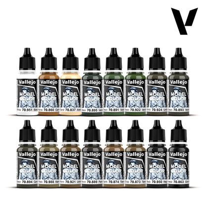 VALLEJO - Allied Forces WWII (16) Color Set 70109