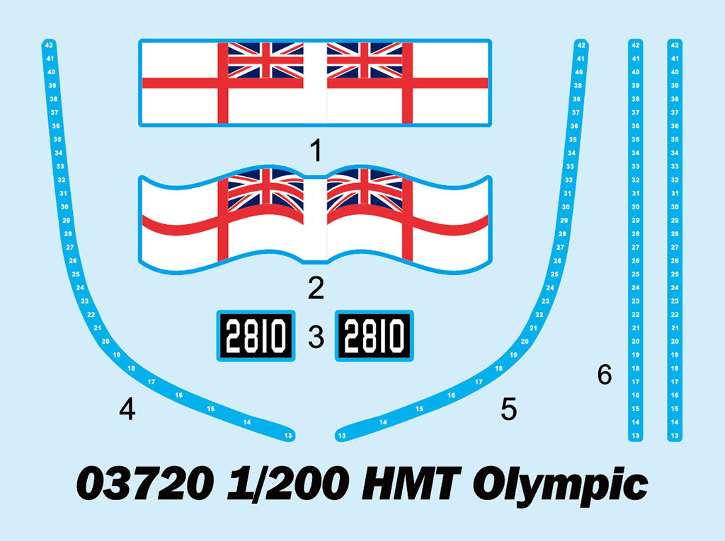TRUMPETER - HMT Olympic  1/200