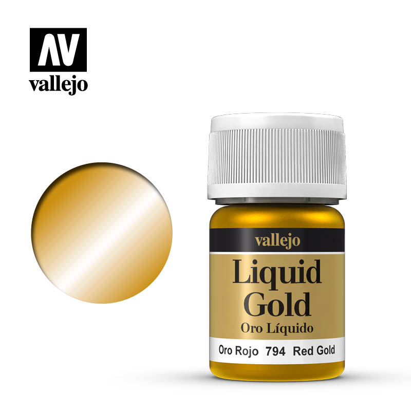 VALLEJO - Model Color 70794 Liquid Red Gold Alcohol