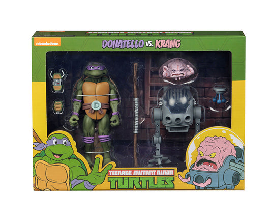NECA - Nickelodeon - Teenager Mutant Ninja - Donatello vs Krang Action Figure