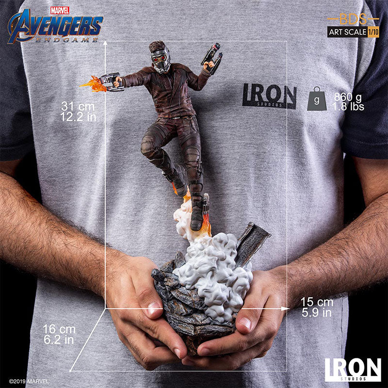 IRON STUDIO - Marvel - Avengers Endgame StarLord 1:10 Art Statue