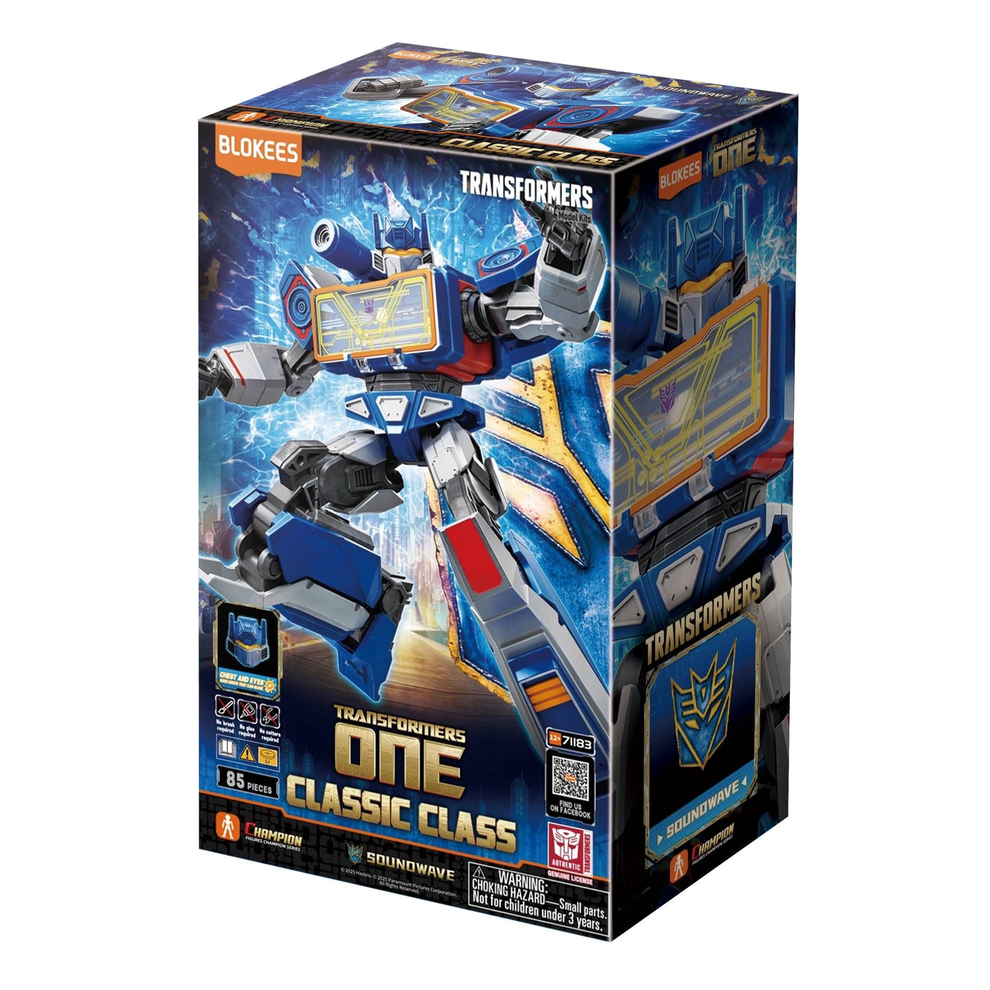 BLOKEES - Transformers Sounowave Movie 8 Classic Class 17 Model Kit