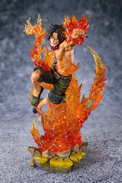 BANDAI - One Piece Figuarts Zero Pvc Statue Port Ace 2nd Division Commander Figuarts Figuarts Zero Pvc Statue Pvc Statue