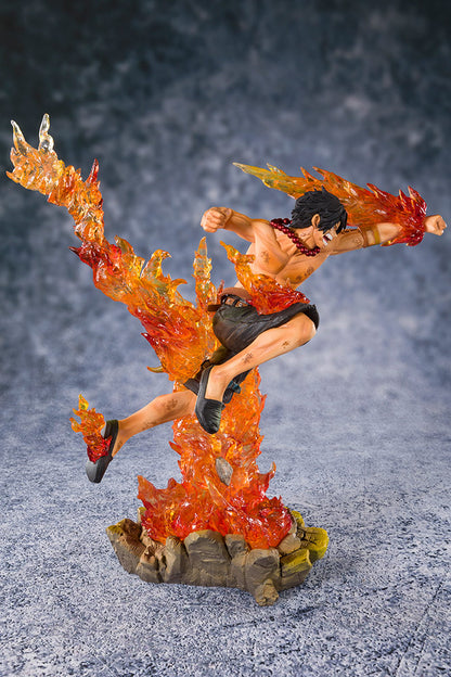 BANDAI - One Piece Figuarts Zero Pvc Statue Port Ace 2nd Division Commander Figuarts Figuarts Zero Pvc Statue Pvc Statue
