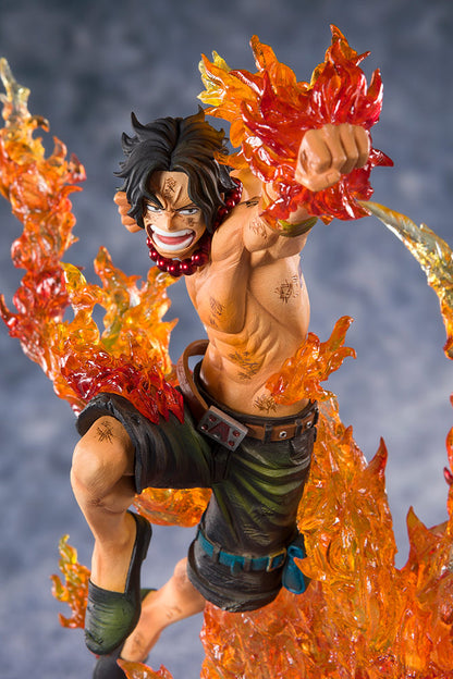 BANDAI - One Piece Figuarts Zero Pvc Statue Port Ace 2nd Division Commander Figuarts Figuarts Zero Pvc Statue Pvc Statue