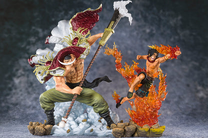 BANDAI - One Piece Figuarts Zero Pvc Statue Port Ace 2nd Division Commander Figuarts Figuarts Zero Pvc Statue Pvc Statue