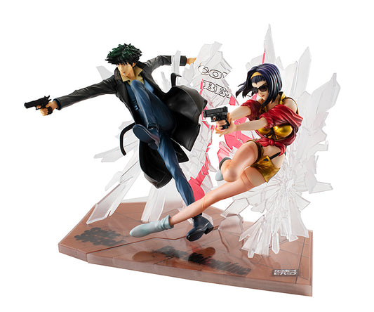 MEGAHOUSE - Cowboy Bebop Spike & Faye 1ST Gig Set Statue