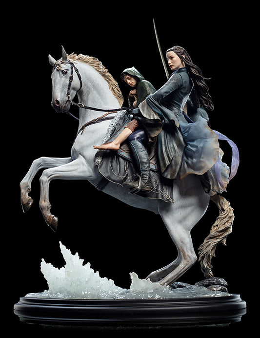 WETA COLLECTIBLES - The Lord of the Rings - Arwen and Frodo on Asfaloth 1:6 Statue