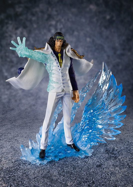 BANDAI - One Piece 3 Admirals Kuzan-Aokiji Figuarts Zero Pvc Statue