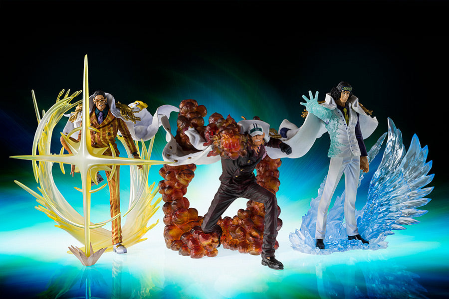 BANDAI - One Piece 3 Admirals Borsalin-Kizaru Figuarts Zero Pvc Statue