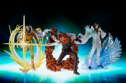 BANDAI - One Piece 3 Admirals Borsalin-Kizaru Figuarts Zero Pvc Statue