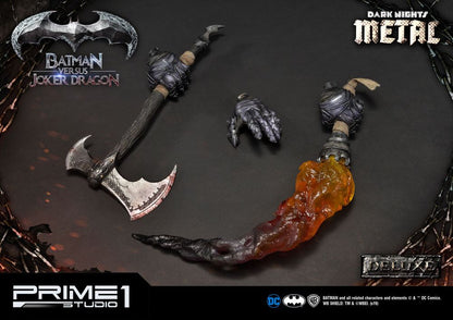 PRIME 1 - BATMAN VS JOKER DRAGON DELUXE METAL STATUE