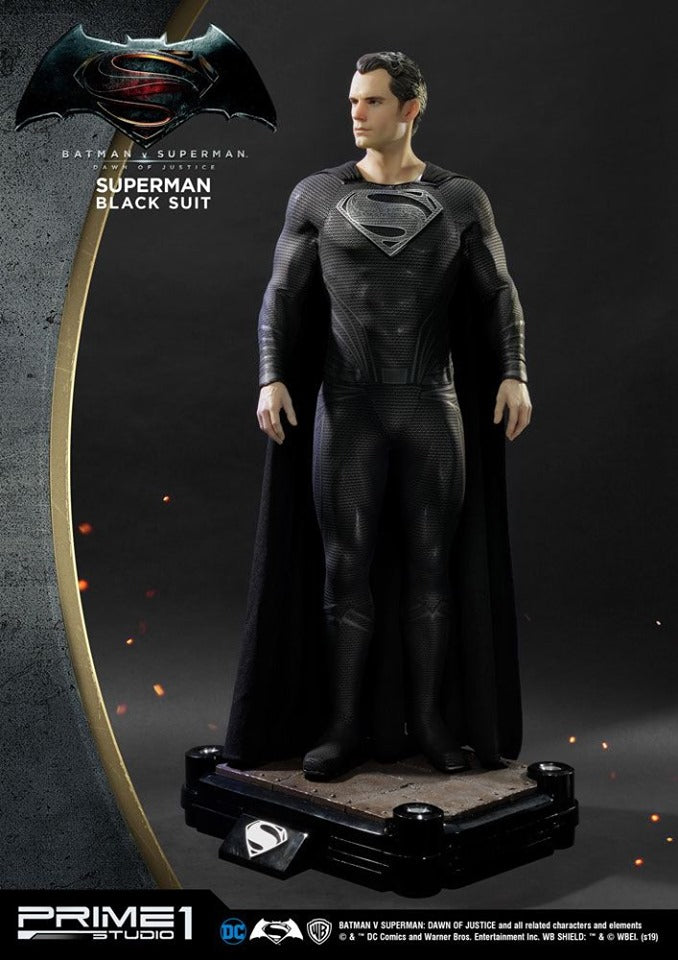PRIME 1 STUDIOS - Dc Comics - Batman vs Superman - Superman Black Suit Ver Statue
